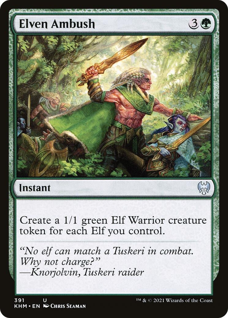 Image for Elven Ambush (391) - Magic: The Gathering