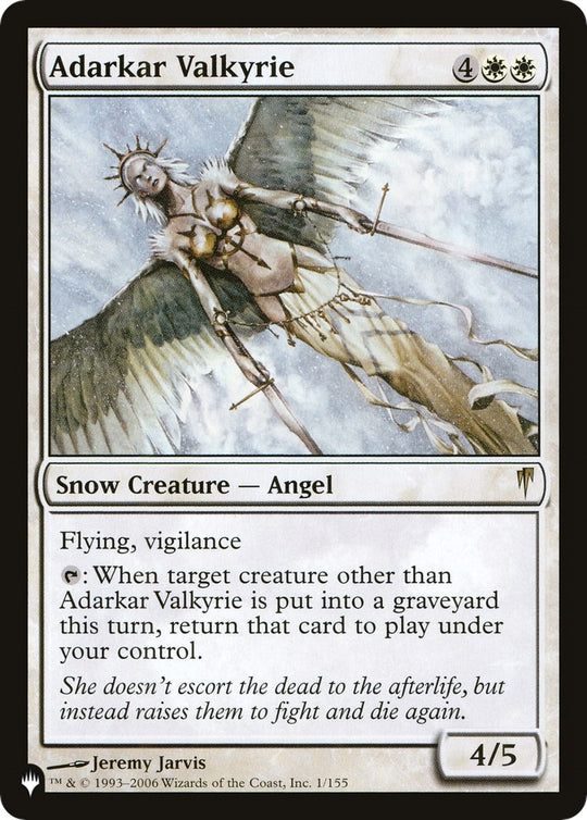 Image for Adarkar Valkyrie (1/155) (LIST) - Magic: The Gathering