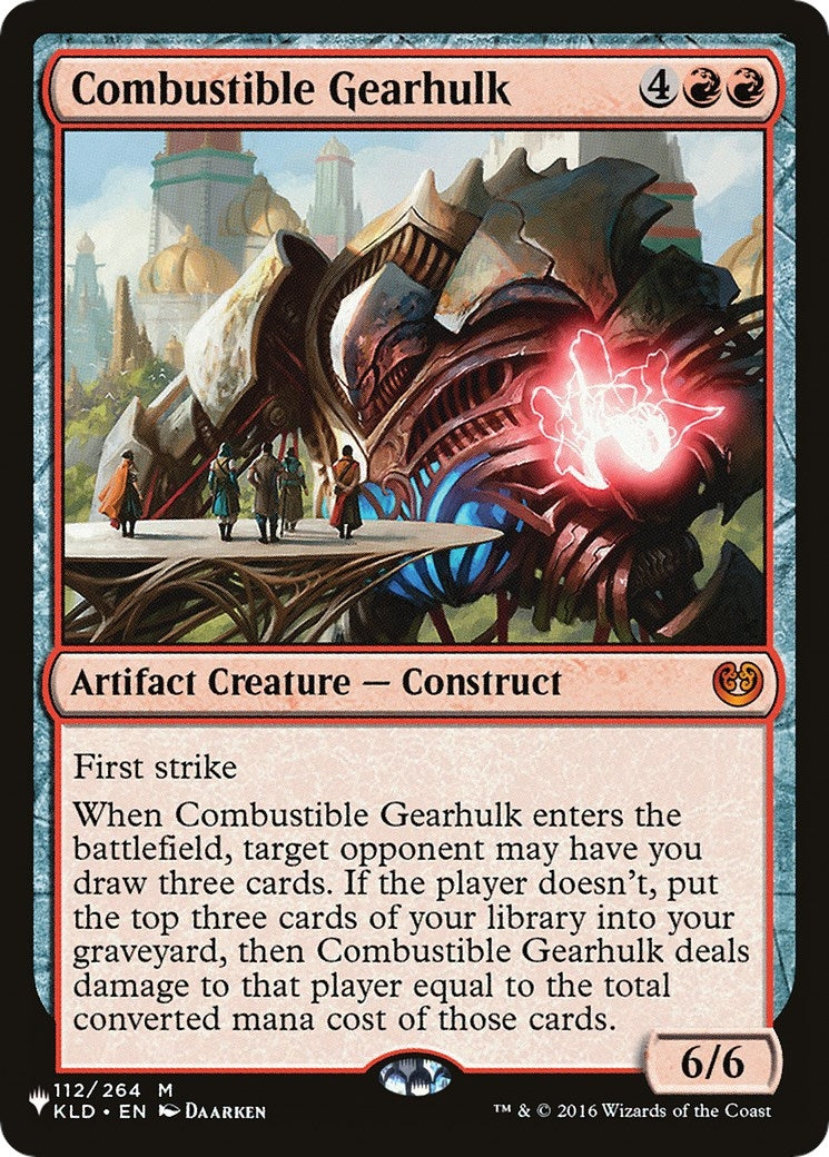Image for Combustible Gearhulk (112/264) - Magic: The Gathering