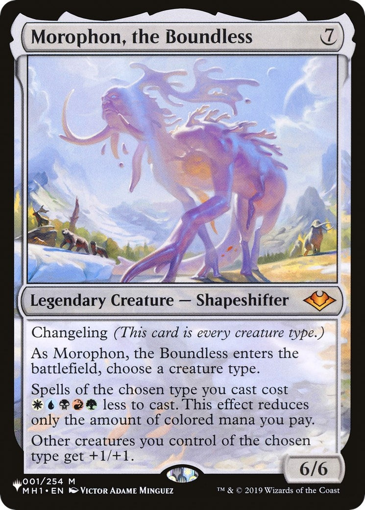Image for Morophon, the Boundless (001/254) (LIST) - Magic: The Gathering