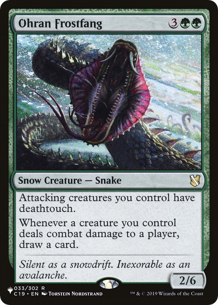 Image for Ohran Frostfang (033/302) (LIST) - Magic: The Gathering