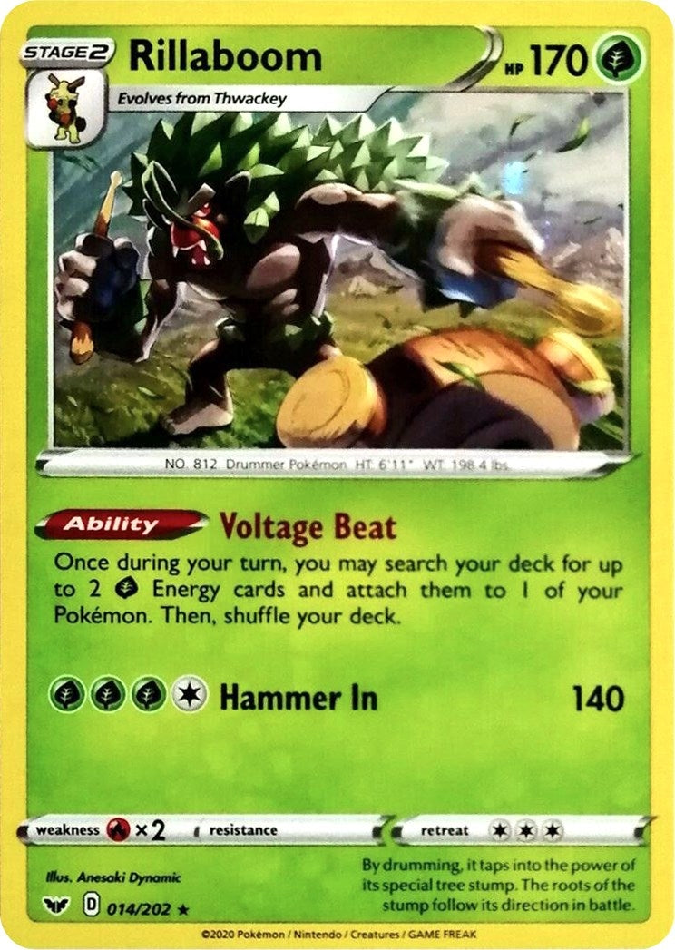 Image for Rillaboom - 014/202 (Cosmos Holo) (014/202) (MCAP) - Pokemon
