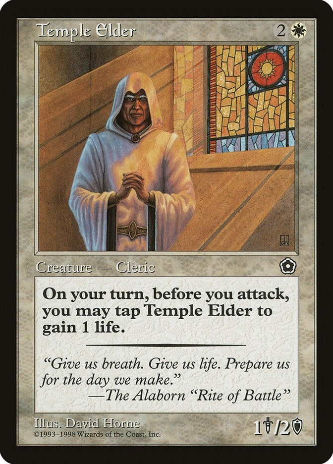 Image for Temple Elder - Magic: The Gathering