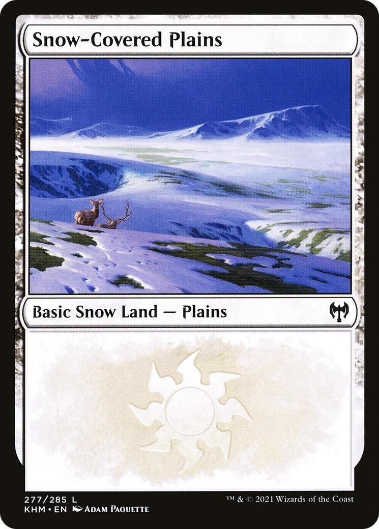 Image for Snow-Covered Plains (277) (277) (KHM) - Magic: The Gathering