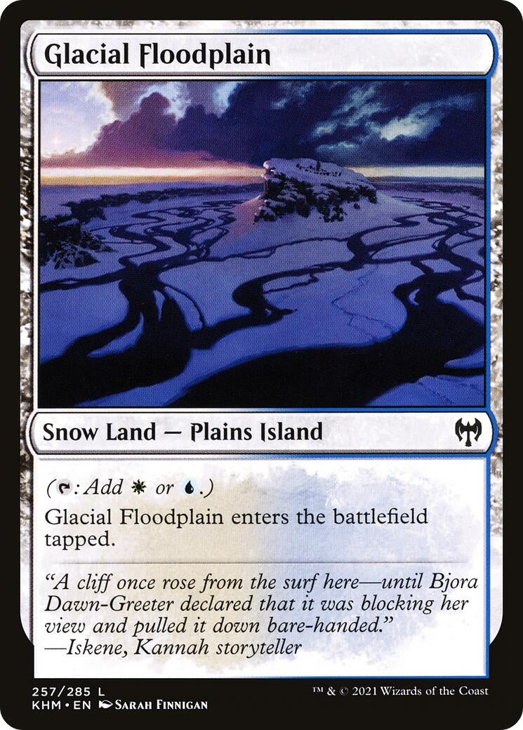 Image for Glacial Floodplain (257) - Magic: The Gathering