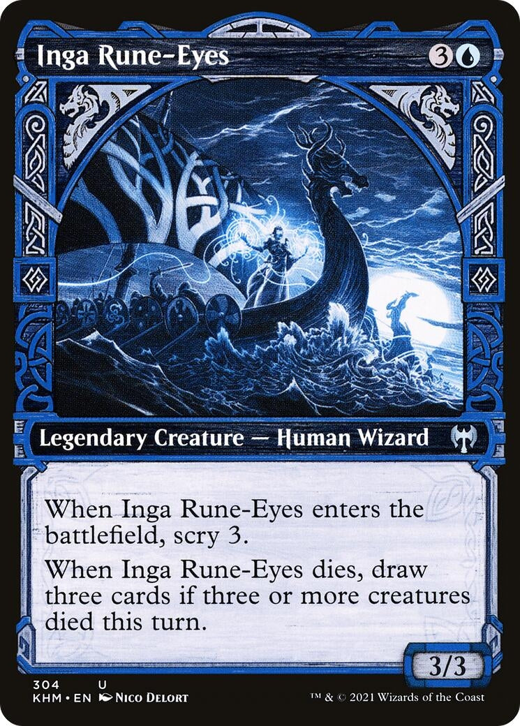 Image for Inga Rune-Eyes (Showcase) (304) - Magic: The Gathering