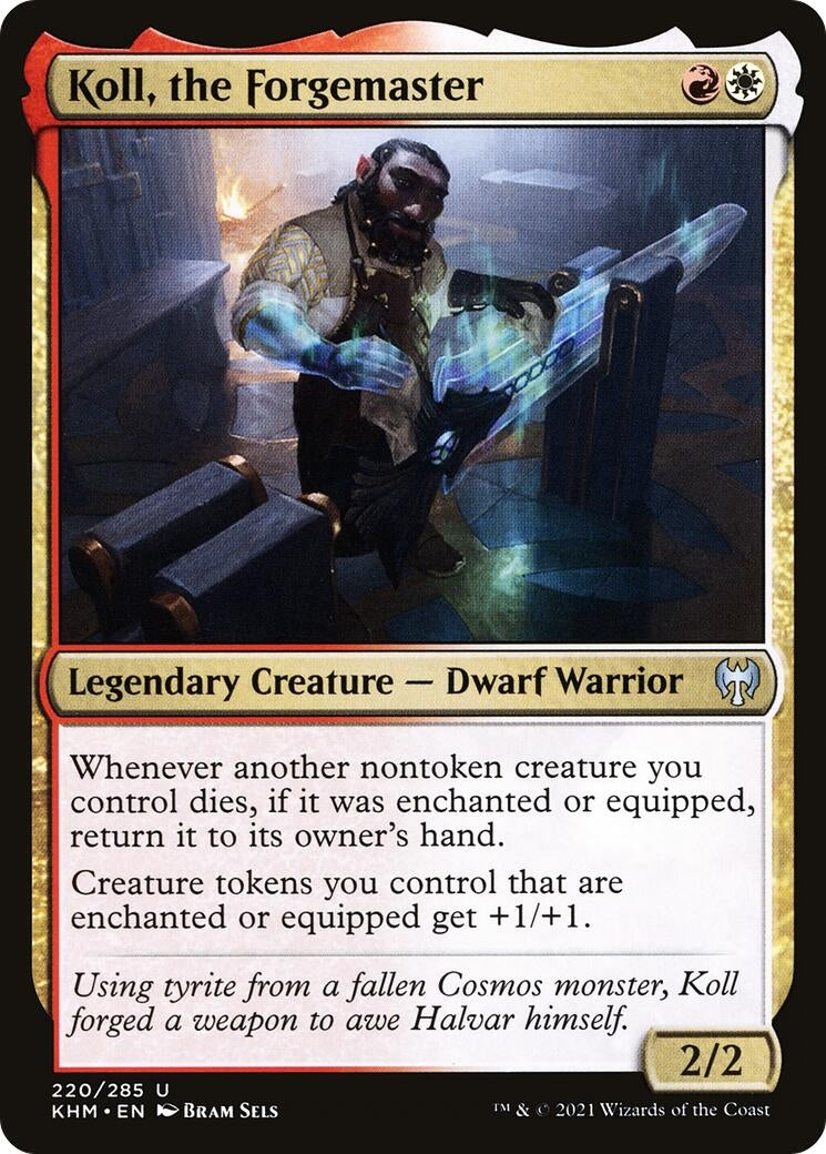 Image for Koll, the Forgemaster (220) (KHM) - Magic: The Gathering