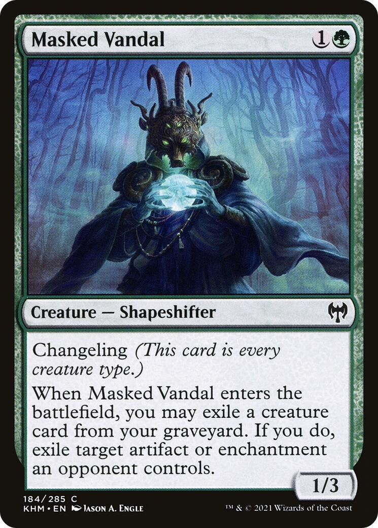 Image for Masked Vandal (184) - Magic: The Gathering