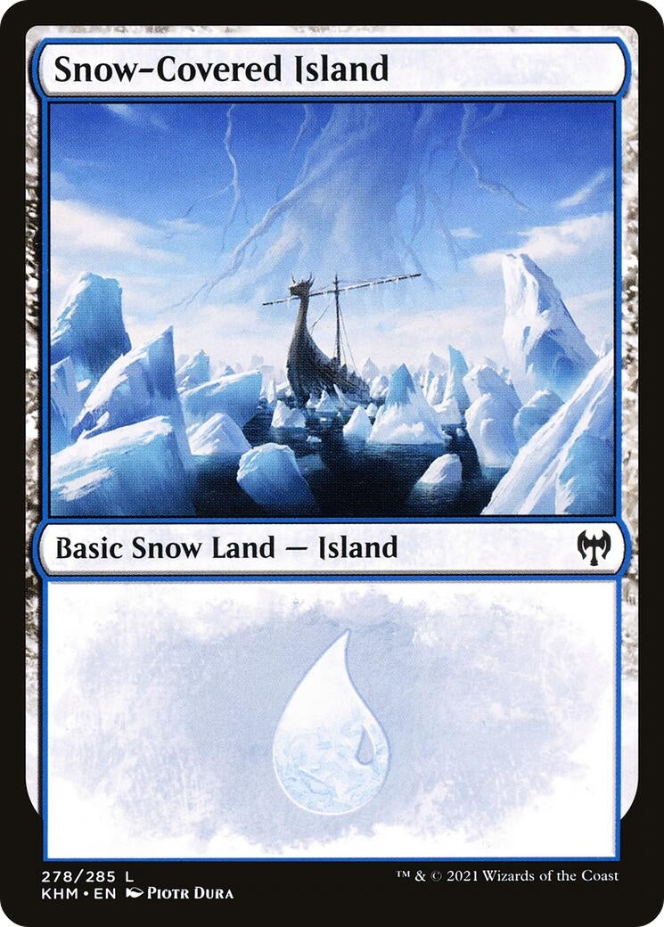 Image for Snow-Covered Island (278) (278) (KHM) - Magic: The Gathering