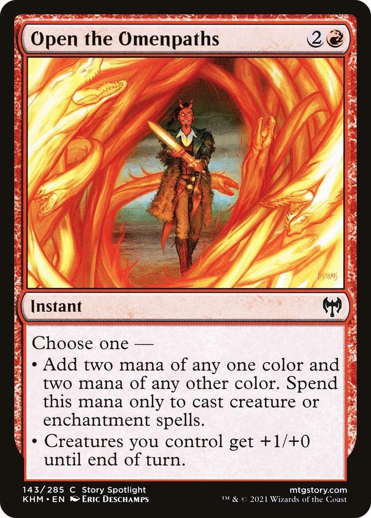 Image for Open the Omenpaths (143) (KHM) - Magic: The Gathering