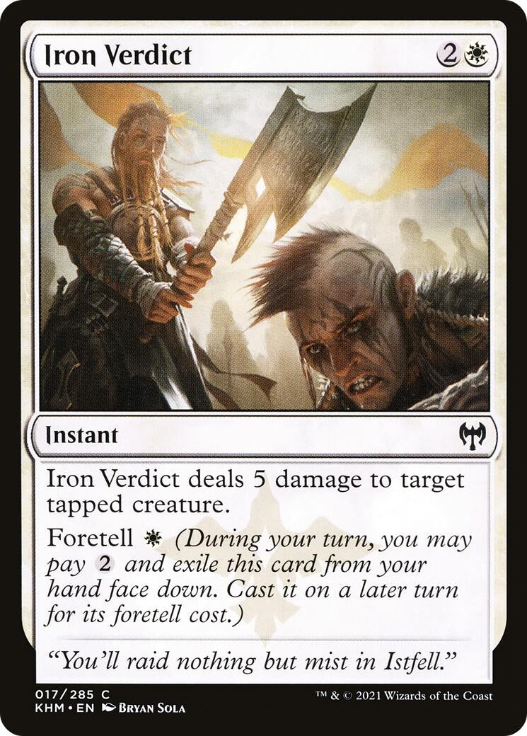 Image for Iron Verdict (17) (KHM) - Magic: The Gathering
