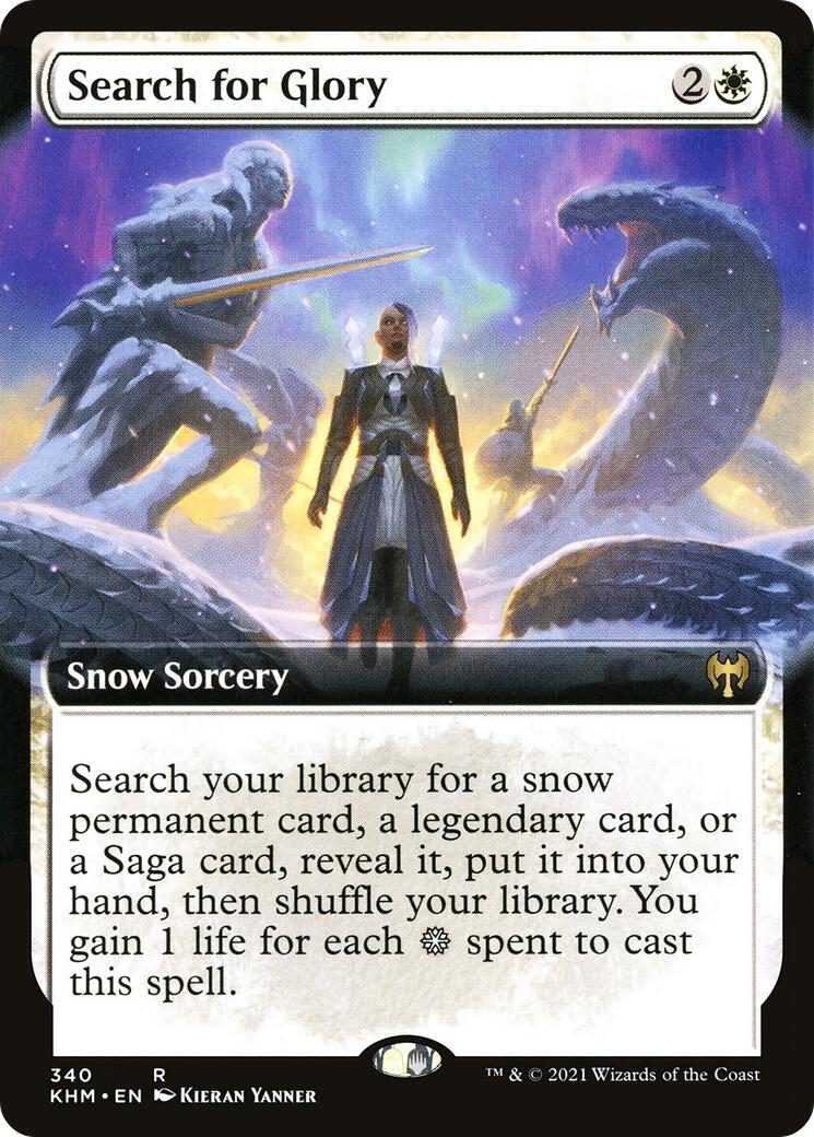 Image for Search for Glory (Extended Art) (340) - Magic: The Gathering