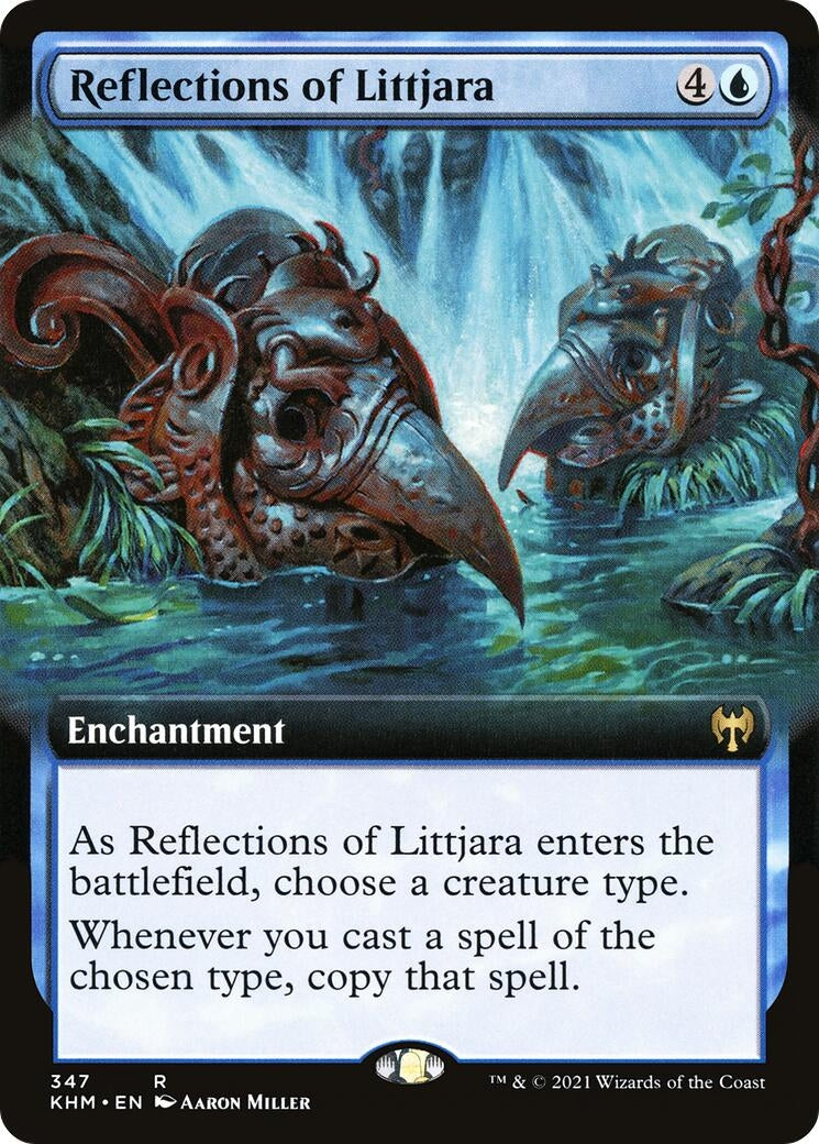 Image for Reflections of Littjara (Extended Art) (347) - Magic: The Gathering