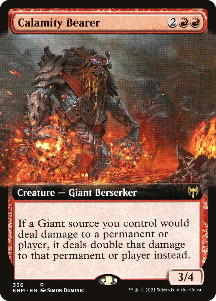 Image for Calamity Bearer (Extended Art) (356) - Magic: The Gathering