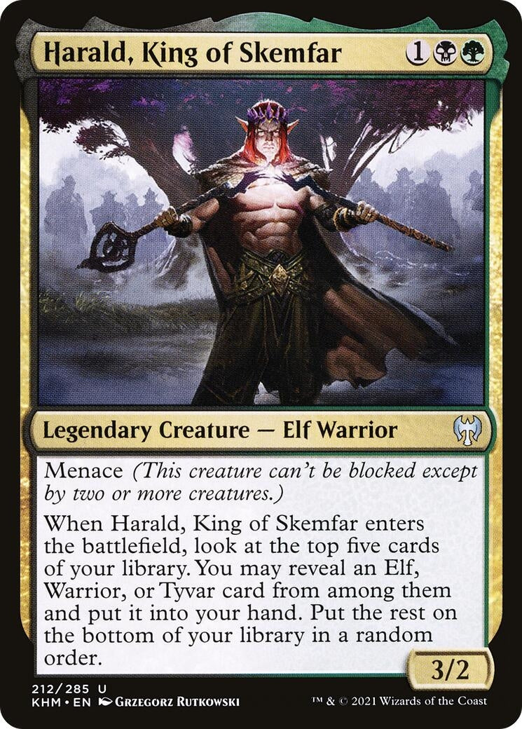 Image for Harald, King of Skemfar (212) (KHM) - Magic: The Gathering