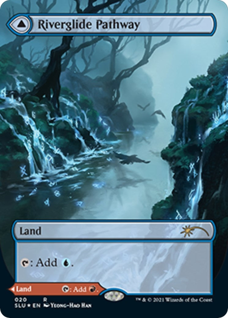 Image for Riverglide Pathway (Borderless) (20) - Magic: The Gathering