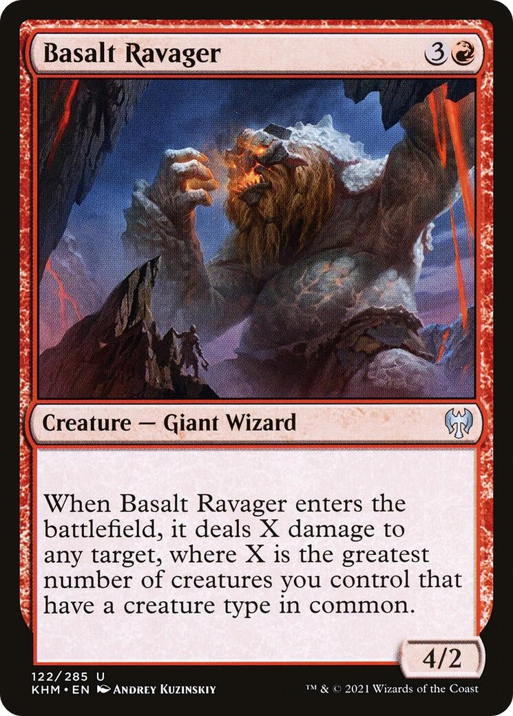 Image for Basalt Ravager (122) (KHM) - Magic: The Gathering