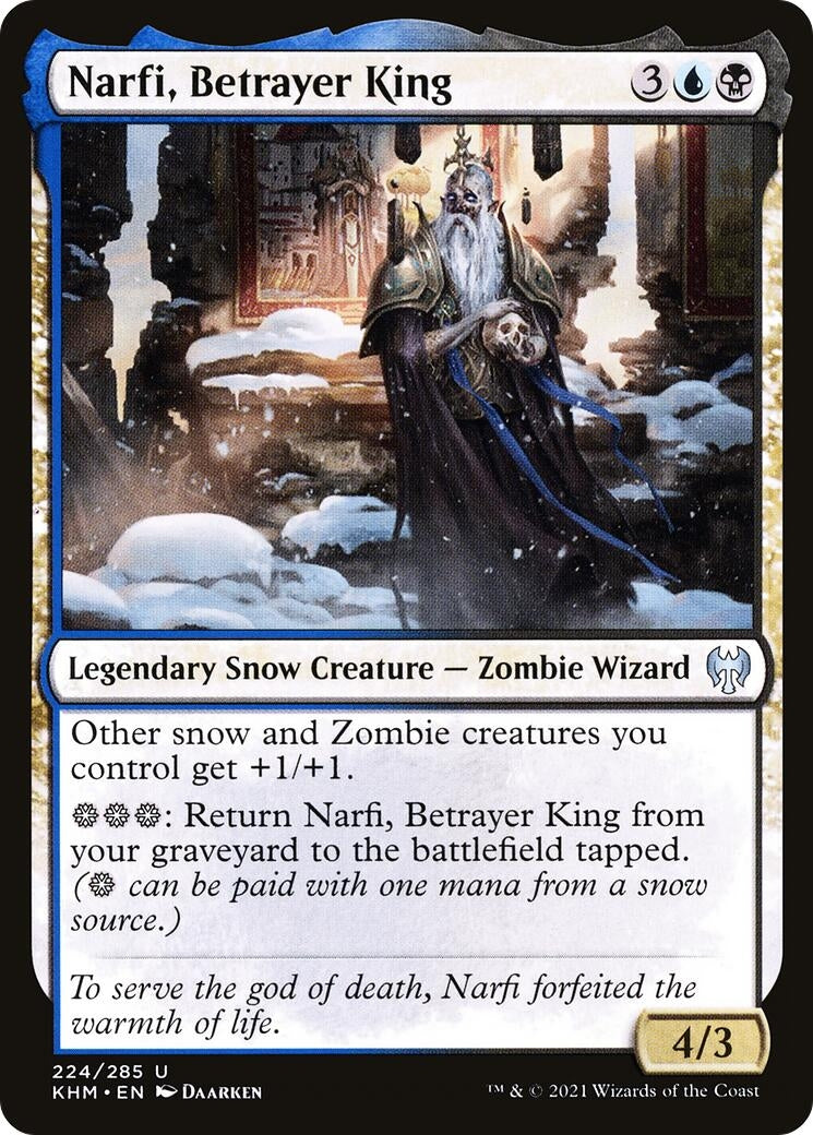 Image for Narfi, Betrayer King (224) - Magic: The Gathering