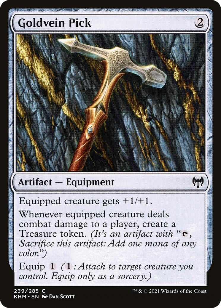 Image for Goldvein Pick (239) (KHM) - Magic: The Gathering