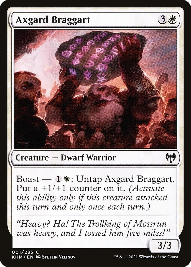 Image for Axgard Braggart (1) - Magic: The Gathering