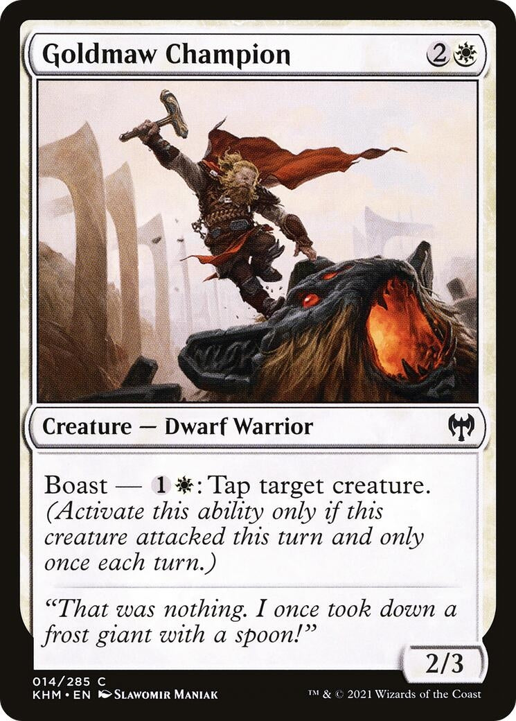 Image for Goldmaw Champion (14) (KHM) - Magic: The Gathering