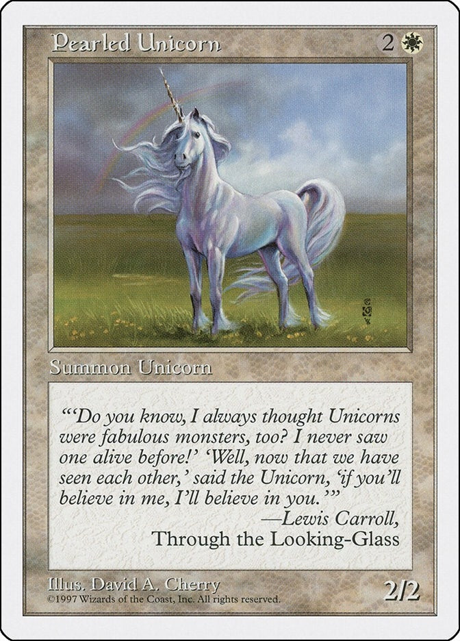 Image for Pearled Unicorn - Magic: The Gathering