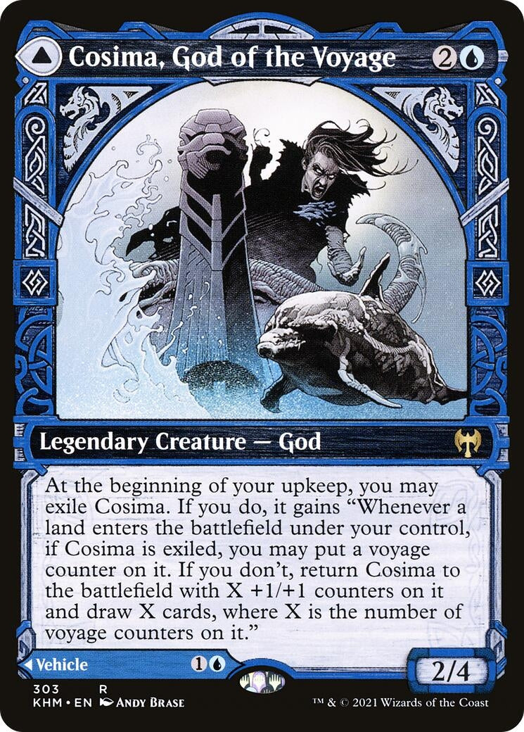 Image for Cosima, God of the Voyage (Showcase) (303) - Magic: The Gathering