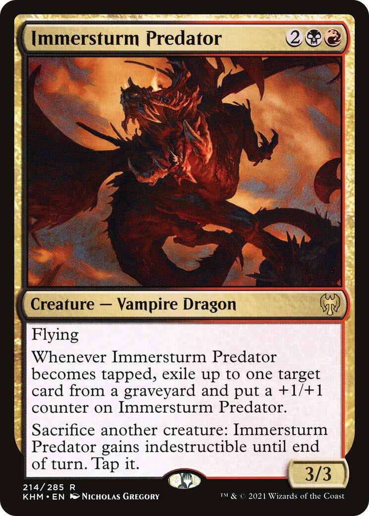 Image for Immersturm Predator (214) (KHM) - Magic: The Gathering