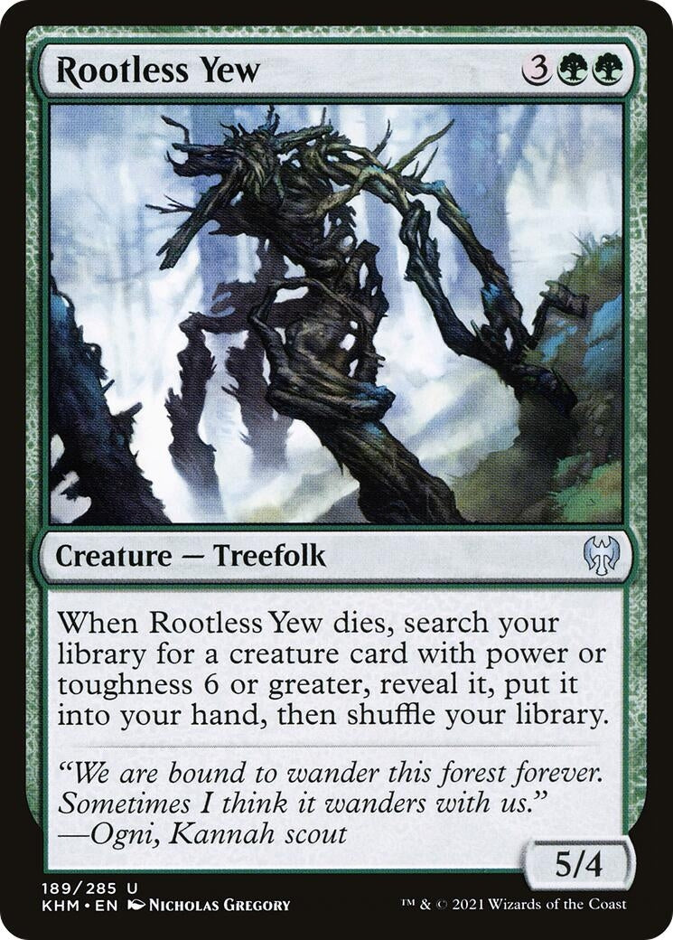 Image for Rootless Yew (189) - Magic: The Gathering