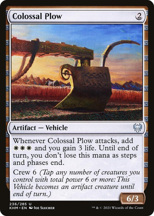 Image for Colossal Plow (236) (KHM) - Magic: The Gathering