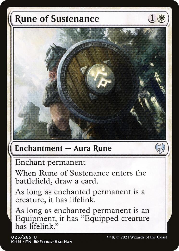 Image for Rune of Sustenance (25) - Magic: The Gathering