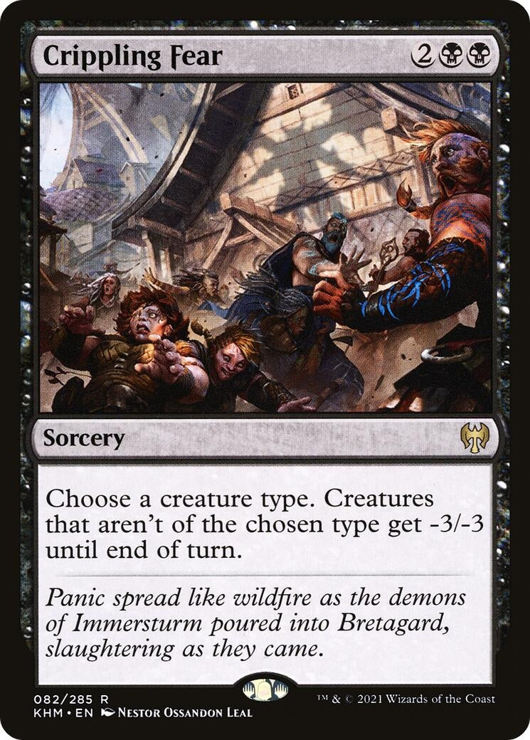 Image for Crippling Fear (82) - Magic: The Gathering