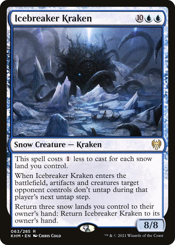 Image for Icebreaker Kraken (63) (KHM) - Magic: The Gathering