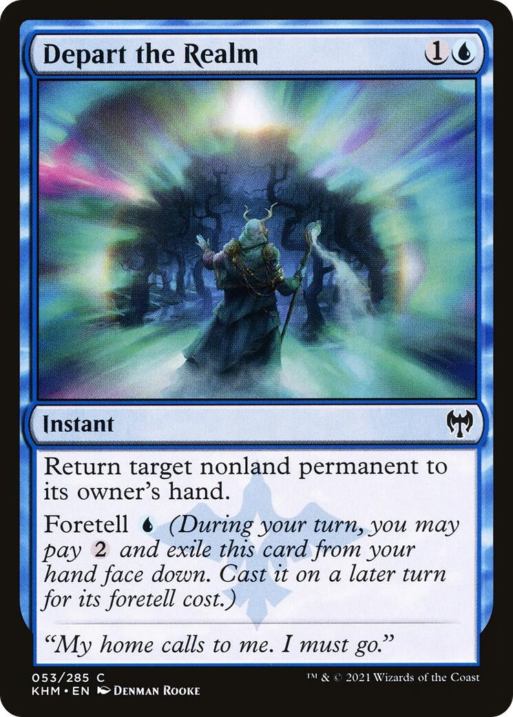Image for Depart the Realm (53) - Magic: The Gathering