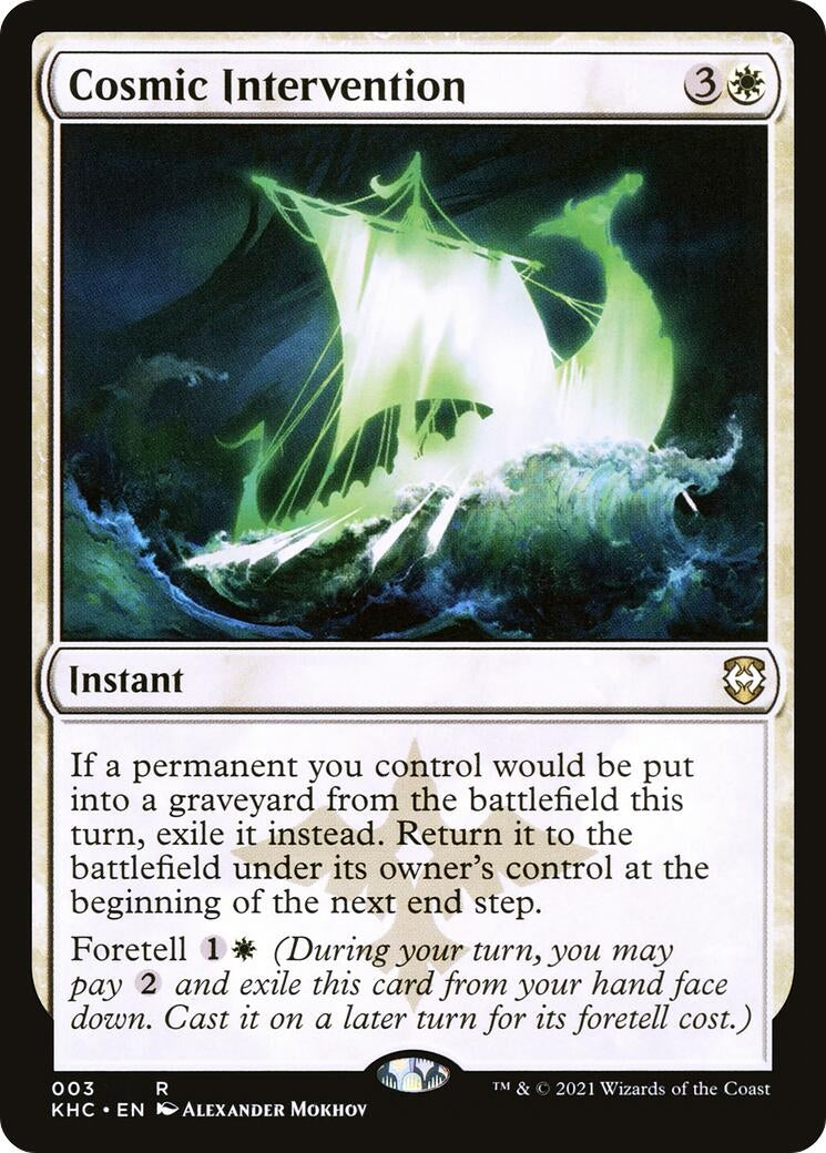 Image for Cosmic Intervention (3) - Magic: The Gathering