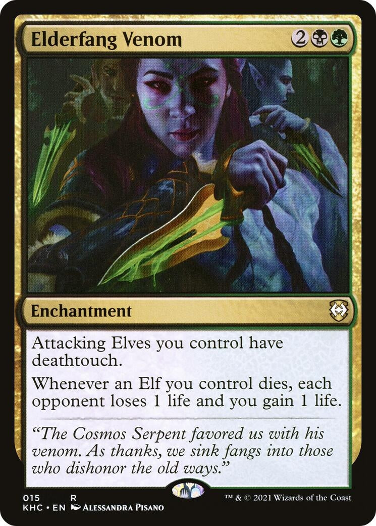 Image for Elderfang Venom (15) - Magic: The Gathering