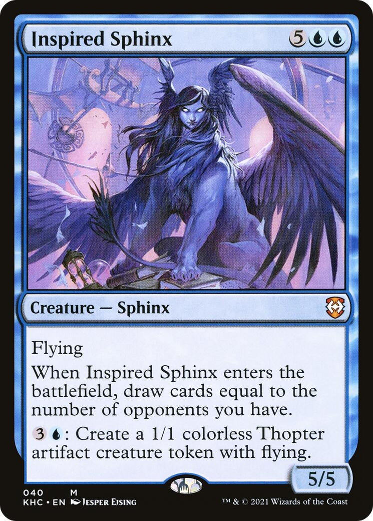 Image for Inspired Sphinx (40) - Magic: The Gathering