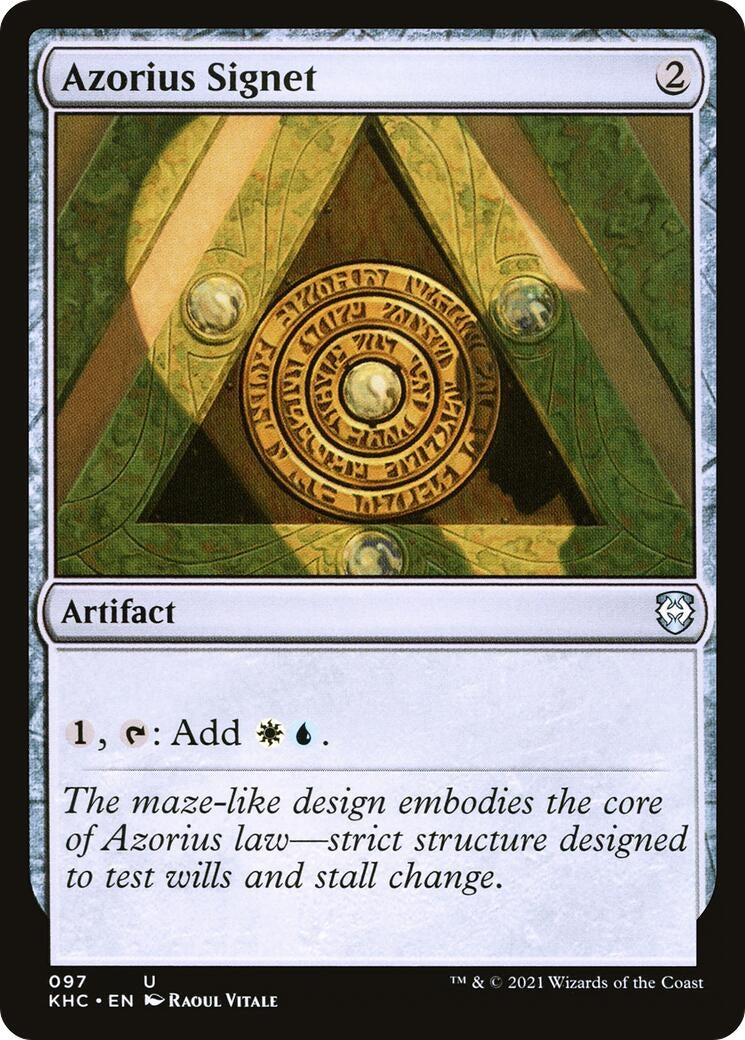 Image for Azorius Signet (97) - Magic: The Gathering