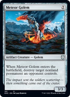 Image for Meteor Golem (101) - Magic: The Gathering