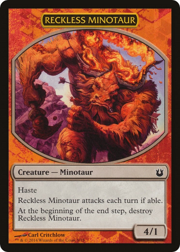 Image for Reckless Minotaur (5) - Magic: The Gathering