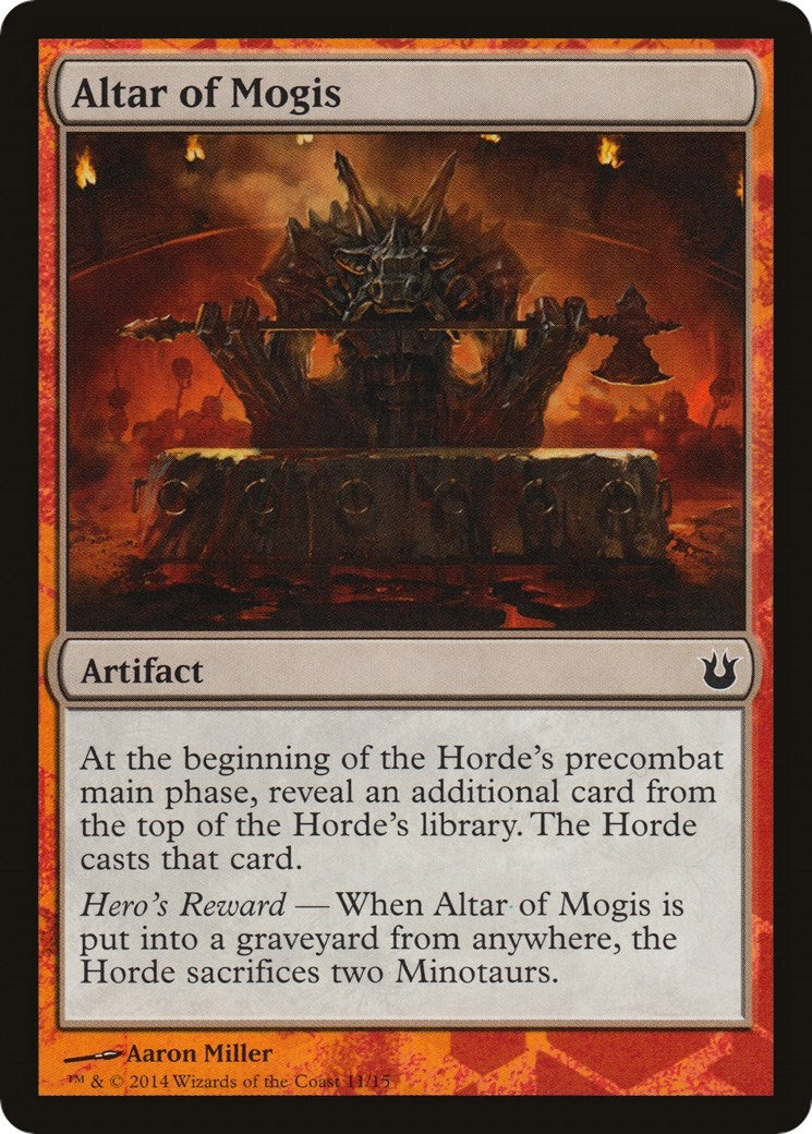 Image for Altar of Mogis (11) (HERO) - Magic: The Gathering