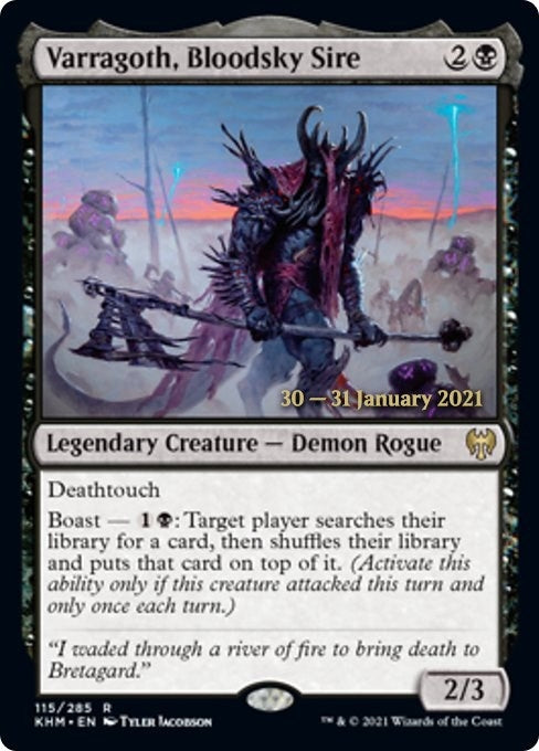 Image for Varragoth, Bloodsky Sire (115) - Magic: The Gathering