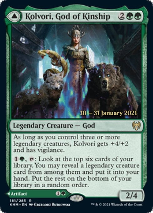 Image for Kolvori, God of Kinship (181) - Magic: The Gathering