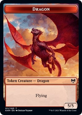Image for Dragon // Thopter Double-Sided Token (11 // 8) - Magic: The Gathering