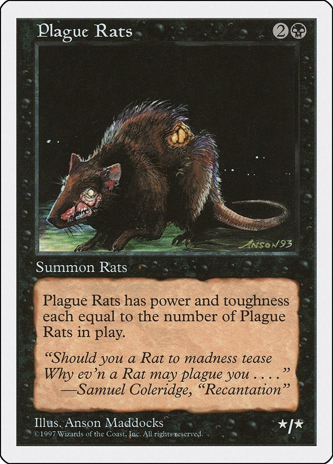 Image for Plague Rats - Magic: The Gathering