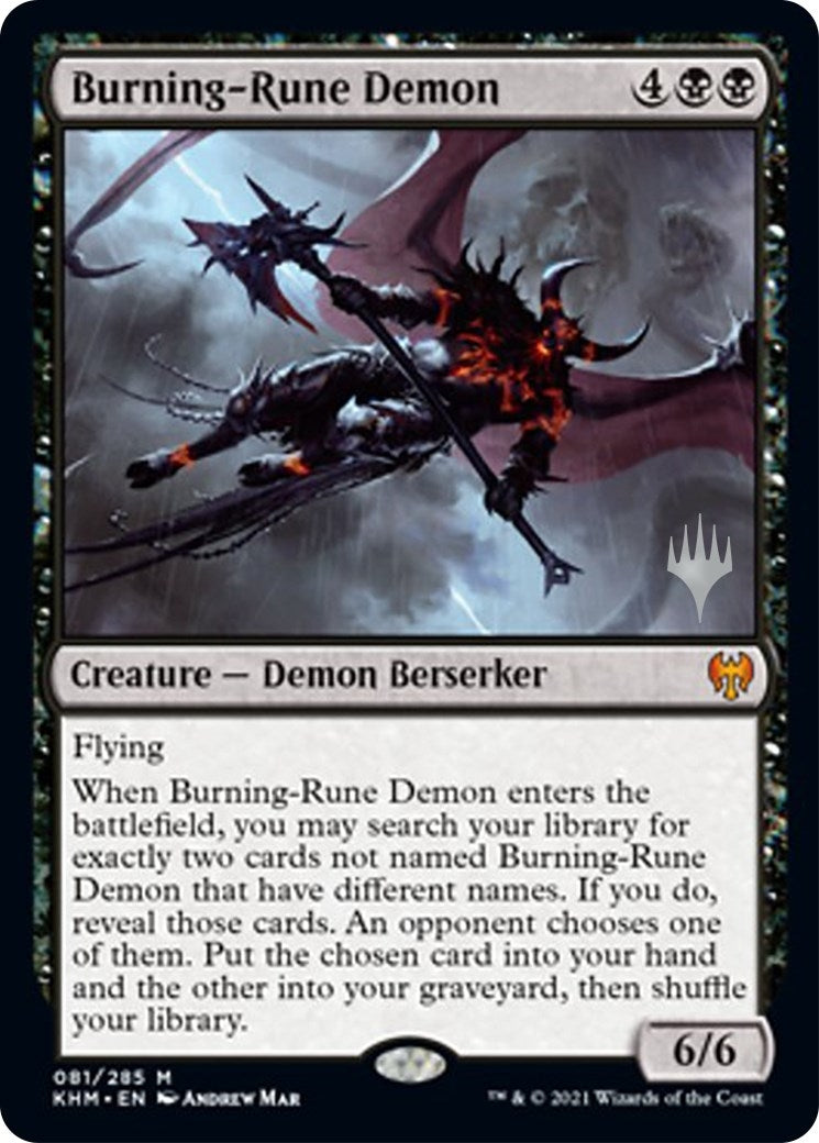 Image for Burning-Rune Demon (81) - Magic: The Gathering