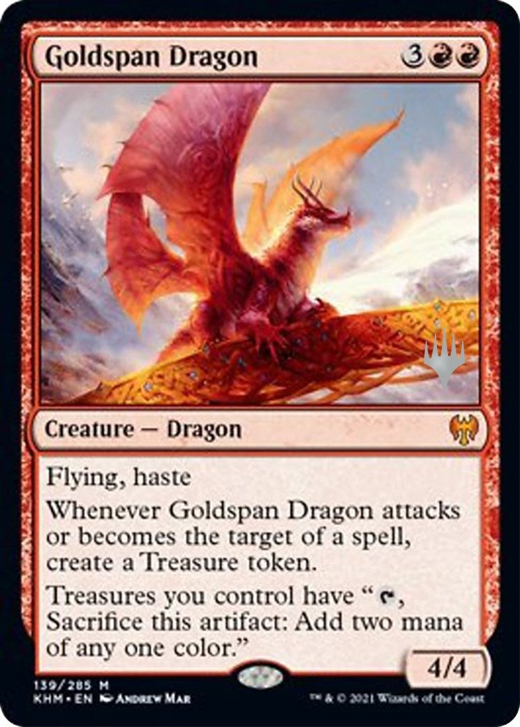 Image for Goldspan Dragon (139) - Magic: The Gathering