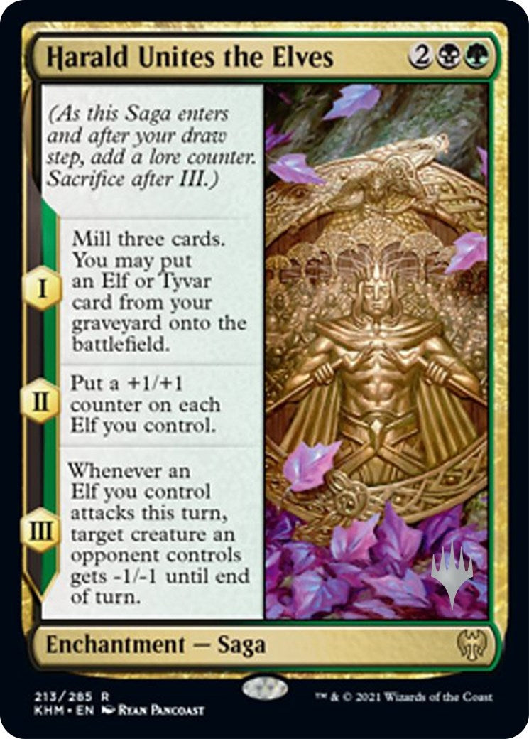 Image for Harald Unites the Elves (213) - Magic: The Gathering