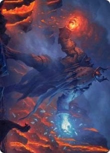 Image for Aegar, the Freezing Flame Art Card (55) (ASKHM) - Magic: The Gathering
