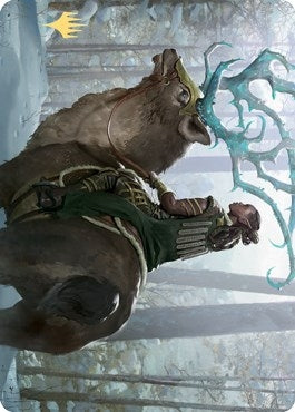 Image for Boreal Outrider Art Card (Gold-Stamped Signature) (42) (ASKHM) - Magic: The Gathering